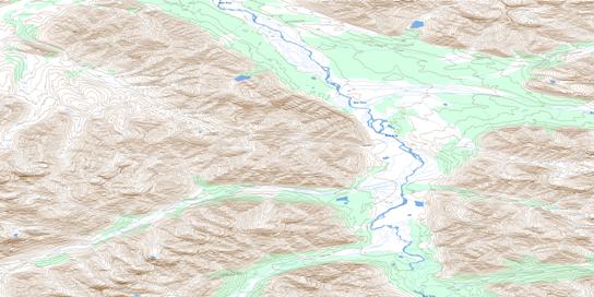 Bear River Topo Map 106D15 at 1:50,000 scale - National Topographic System of Canada (NTS) - Toporama map