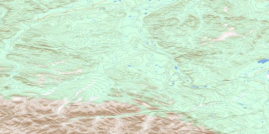 Prongs Creek Topographic map 106E05 at 1:50,000 Scale