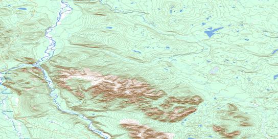 No Title Topo Map 106E06 at 1:50,000 scale - National Topographic System of Canada (NTS) - Toporama map
