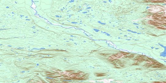 No Title Topo Map 106E07 at 1:50,000 scale - National Topographic System of Canada (NTS) - Toporama map