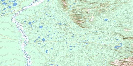 No Title Topo Map 106E10 at 1:50,000 scale - National Topographic System of Canada (NTS) - Toporama map