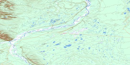 No Title Topo Map 106E11 at 1:50,000 scale - National Topographic System of Canada (NTS) - Toporama map