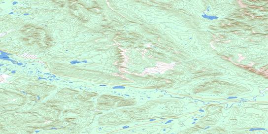 Bear Lake Topo Map 106E12 at 1:50,000 scale - National Topographic System of Canada (NTS) - Toporama map
