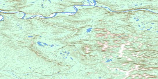 Solo Lake Topo Map 106E16 at 1:50,000 scale - National Topographic System of Canada (NTS) - Toporama map