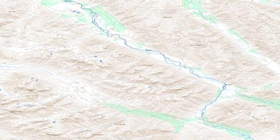 No Title Topographic map 106F03 at 1:50,000 Scale