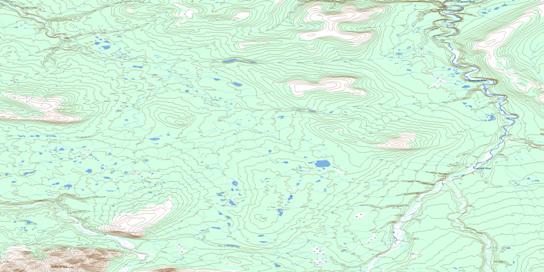 No Title Topo Map 106F09 at 1:50,000 scale - National Topographic System of Canada (NTS) - Toporama map