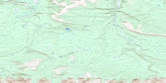 No Title Topographic map 106F10 at 1:50,000 Scale