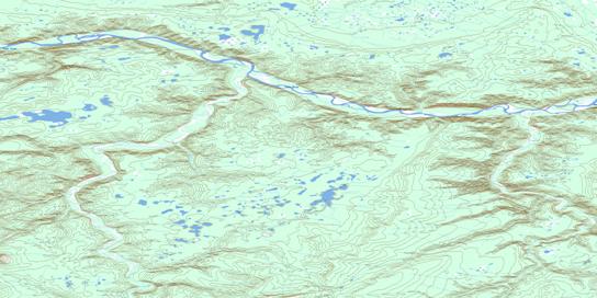 No Title Topo Map 106F13 at 1:50,000 scale - National Topographic System of Canada (NTS) - Toporama map