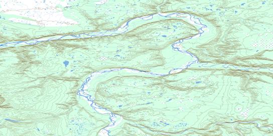No Title Topographic map 106F14 at 1:50,000 Scale