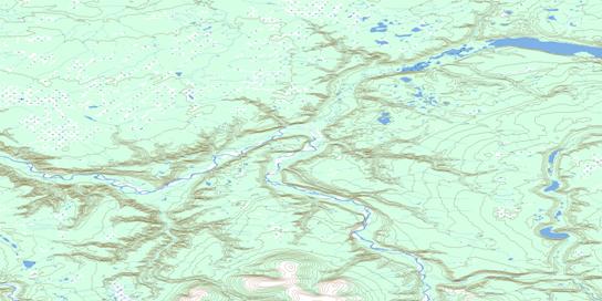 Bald Hill Topo Map 106F15 at 1:50,000 scale - National Topographic System of Canada (NTS) - Toporama map