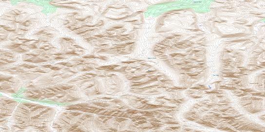 No Title Topo Map 106G02 at 1:50,000 scale - National Topographic System of Canada (NTS) - Toporama map