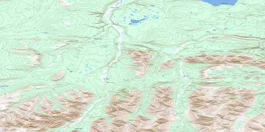 Ovis Ridge Topo Map 106G08 at 1:50,000 scale - National Topographic System of Canada (NTS) - Toporama map