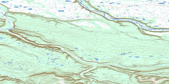 No Title Topo Map 106G13 at 1:50,000 scale - National Topographic System of Canada (NTS) - Toporama map