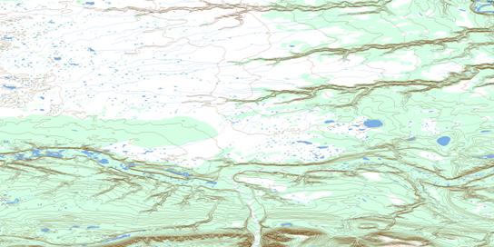 No Title Topo Map 106G15 at 1:50,000 scale - National Topographic System of Canada (NTS) - Toporama map