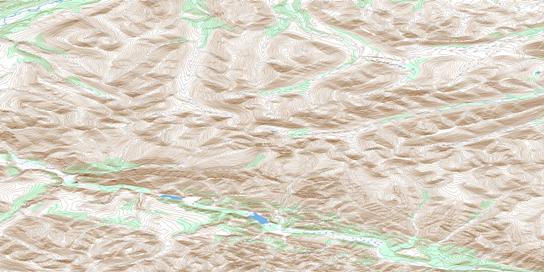 No Title Topo Map 106H03 at 1:50,000 scale - National Topographic System of Canada (NTS) - Toporama map