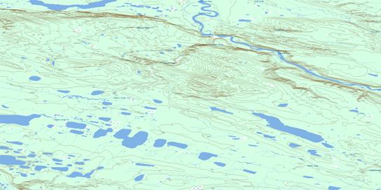 Rankin Creek Topo Map 106H08 at 1:50,000 scale - National Topographic System of Canada (NTS) - Toporama map