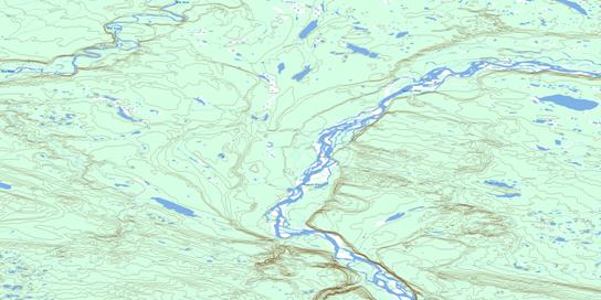 No Title Topographic map 106H11 at 1:50,000 Scale