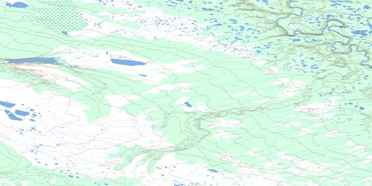No Title Topo Map 106H13 at 1:50,000 scale - National Topographic System of Canada (NTS) - Toporama map