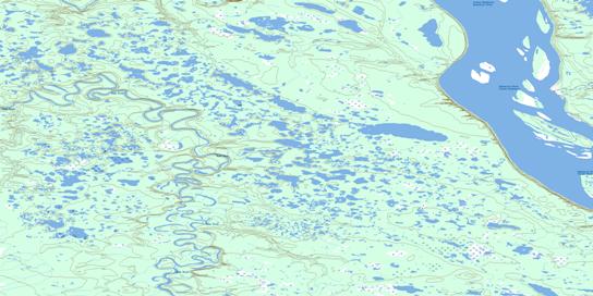 No Title Topographic map 106H14 at 1:50,000 Scale