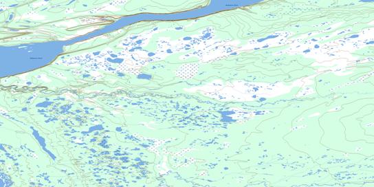 Tsintu River Topo Map 106I02 at 1:50,000 scale - National Topographic System of Canada (NTS) - Toporama map