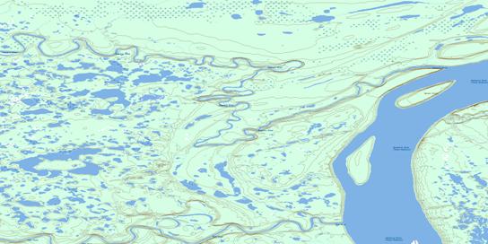 No Title Topographic map 106I03 at 1:50,000 Scale