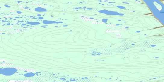 No Title Topographic map 106I06 at 1:50,000 Scale