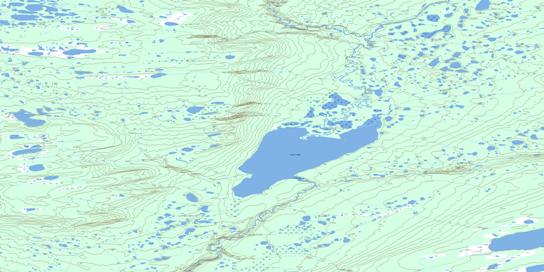 No Title Topo Map 106I10 at 1:50,000 scale - National Topographic System of Canada (NTS) - Toporama map