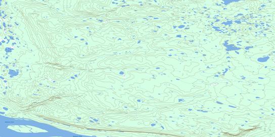 Payne Creek Topographic map 106I13 at 1:50,000 Scale