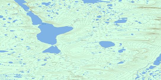No Title Topo Map 106I15 at 1:50,000 scale - National Topographic System of Canada (NTS) - Toporama map