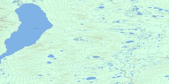 Rorey Lake Topographic map 106I16 at 1:50,000 Scale