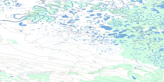 No Title Topo Map 106J01 at 1:50,000 scale - National Topographic System of Canada (NTS) - Toporama map