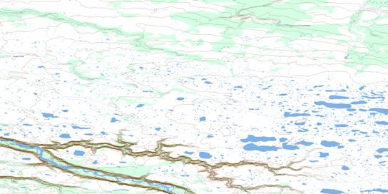 No Title Topo Map 106J04 at 1:50,000 scale - National Topographic System of Canada (NTS) - Toporama map