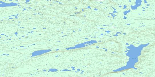 No Title Topo Map 106J15 at 1:50,000 scale - National Topographic System of Canada (NTS) - Toporama map