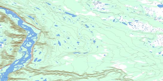 No Title Topo Map 106K05 at 1:50,000 scale - National Topographic System of Canada (NTS) - Toporama map