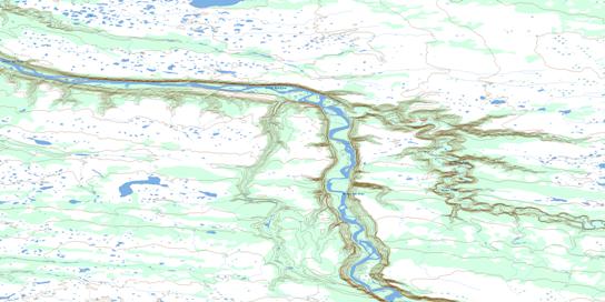 No Title Topo Map 106K07 at 1:50,000 scale - National Topographic System of Canada (NTS) - Toporama map