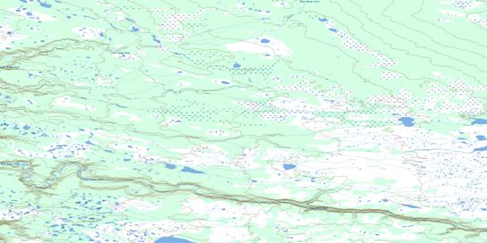 Lower Beaver River Topographic map 106K10 at 1:50,000 Scale