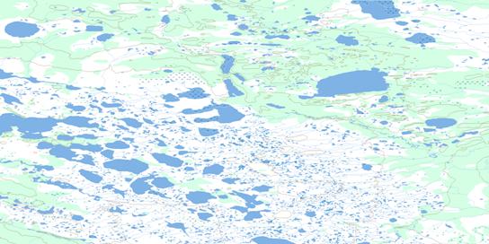 No Title Topo Map 106K13 at 1:50,000 scale - National Topographic System of Canada (NTS) - Toporama map