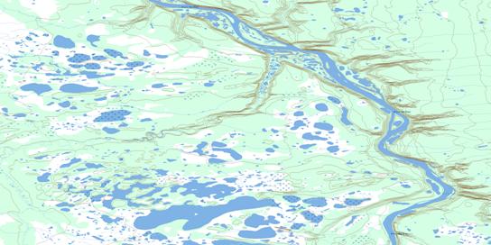 Martin House Topo Map 106K14 at 1:50,000 scale - National Topographic System of Canada (NTS) - Toporama map