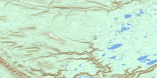 Salter Hill Topographic map 106L02 at 1:50,000 Scale