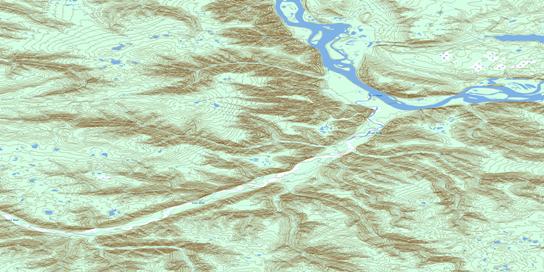 Trail River Topo Map 106L10 at 1:50,000 scale - National Topographic System of Canada (NTS) - Toporama map