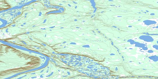 No Title Topo Map 106M02 at 1:50,000 scale - National Topographic System of Canada (NTS) - Toporama map