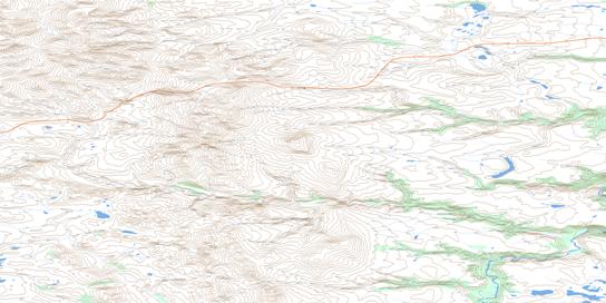 Boomerang Lake Topo Map 106M04 at 1:50,000 scale - National Topographic System of Canada (NTS) - Toporama map