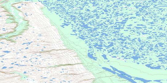 Husky Lake Topo Map 106M11 at 1:50,000 scale - National Topographic System of Canada (NTS) - Toporama map