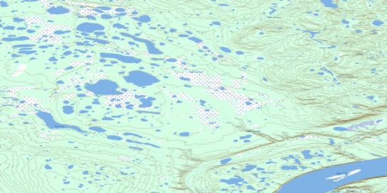 Rabbit Hay River Topo Map 106N07 at 1:50,000 scale - National Topographic System of Canada (NTS) - Toporama map