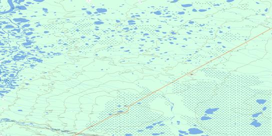 No Title Topo Map 106N13 at 1:50,000 scale - National Topographic System of Canada (NTS) - Toporama map