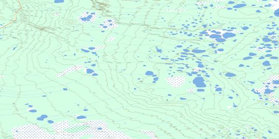 No Title Topo Map 106N14 at 1:50,000 scale - National Topographic System of Canada (NTS) - Toporama map