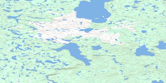 No Title Topo Map 106O03 at 1:50,000 scale - National Topographic System of Canada (NTS) - Toporama map