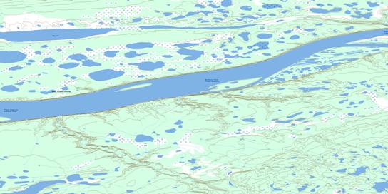 Big Lake Topo Map 106O05 at 1:50,000 scale - National Topographic System of Canada (NTS) - Toporama map