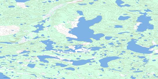 No Title Topo Map 106O13 at 1:50,000 scale - National Topographic System of Canada (NTS) - Toporama map