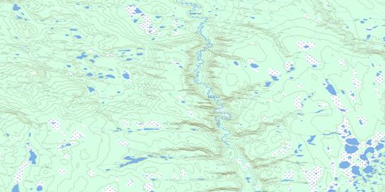 No Title Topo Map 106P06 at 1:50,000 scale - National Topographic System of Canada (NTS) - Toporama map